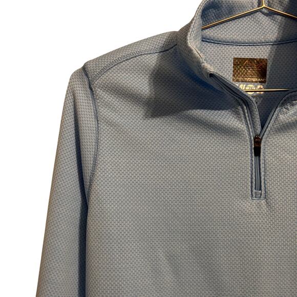 Greg Norman Light Blue Microlux Play Dry Quarter Zip S/P - Picture 5 of 7